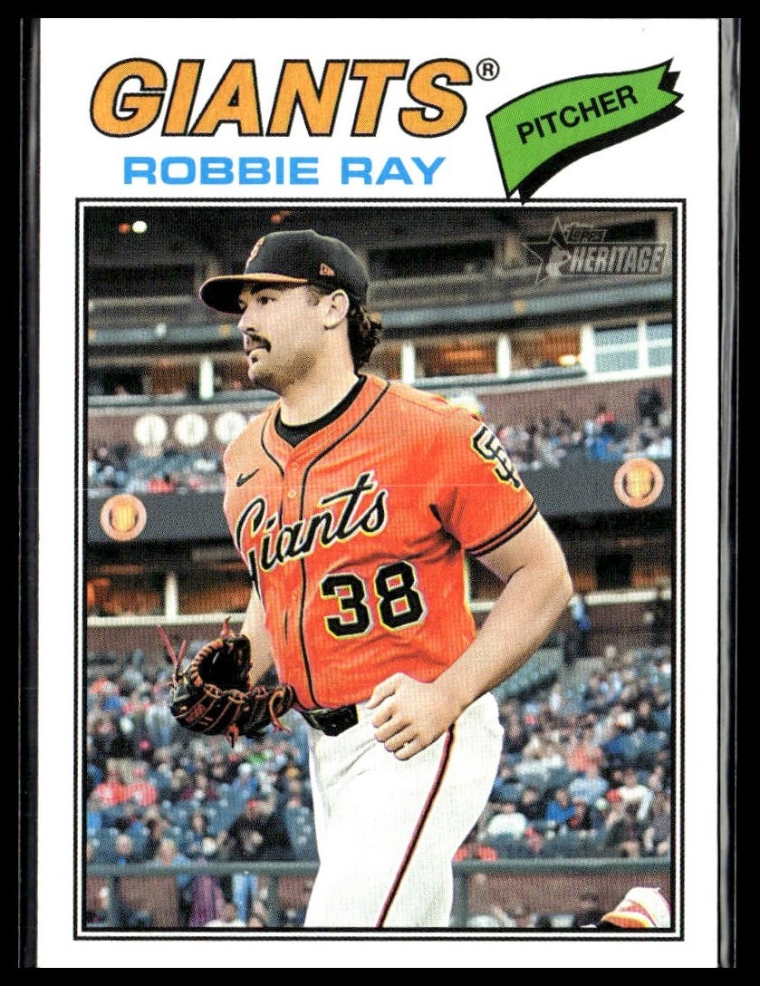 2026 Topps Heritage 111 Robbie Ray San Francisco Giants Short Print SP