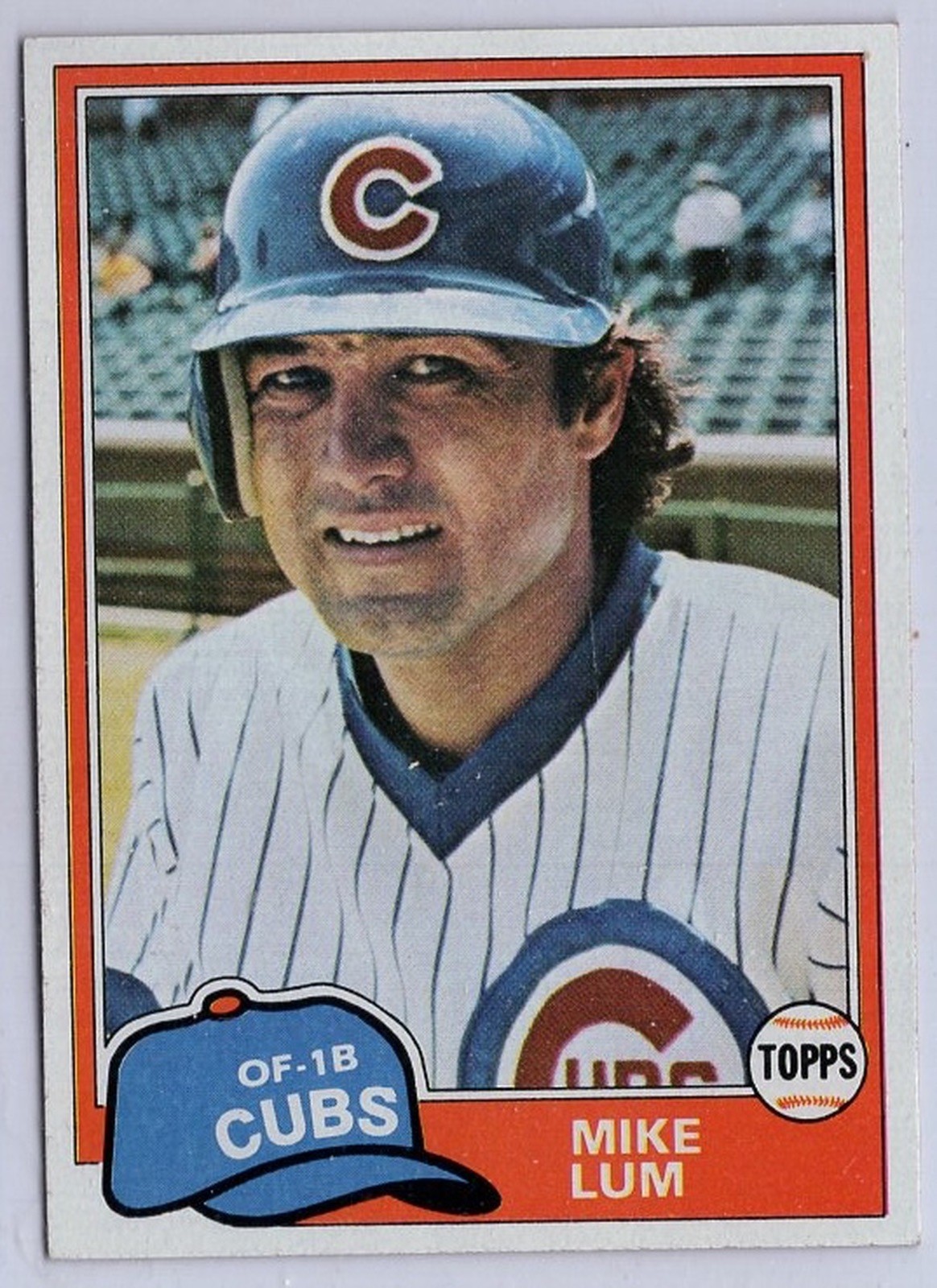 1981 Topps Traded #795 Mike Lum in EXMT Condition Cubs