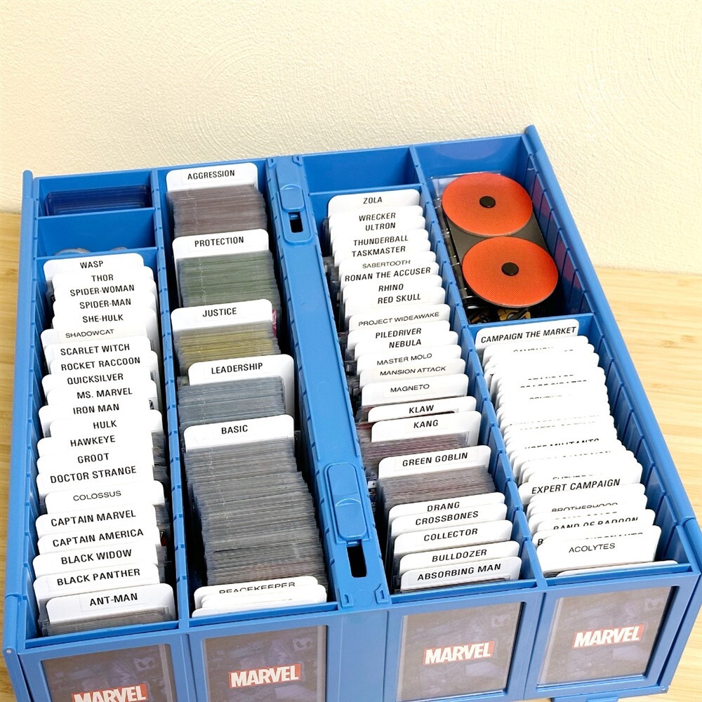 BCW Blue Plastic 3200 Count Collectible Baseball Trading Card Storage Bin