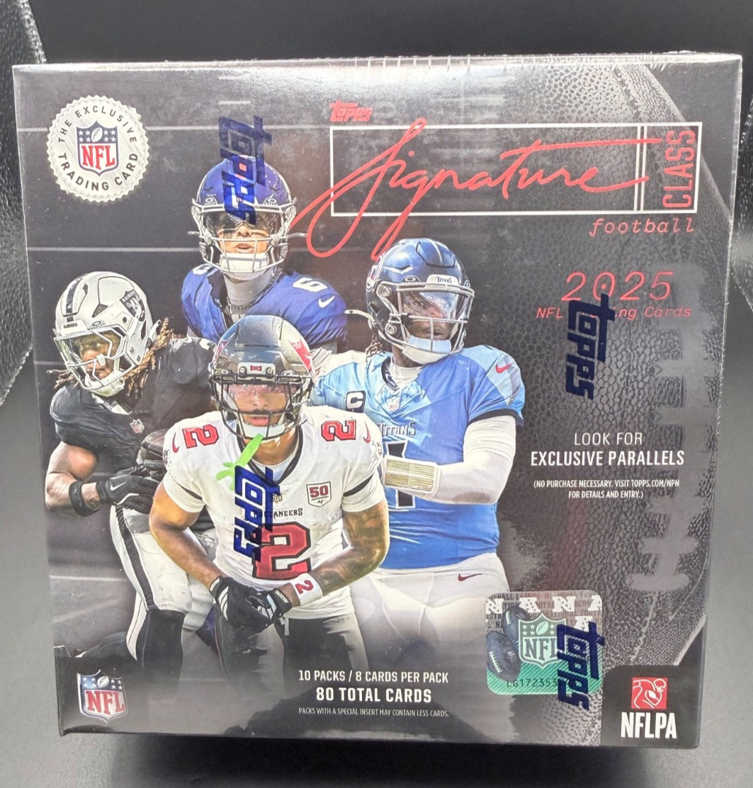 2025 Topps SIGNATURE CLASS FOOTBALL Mega Box