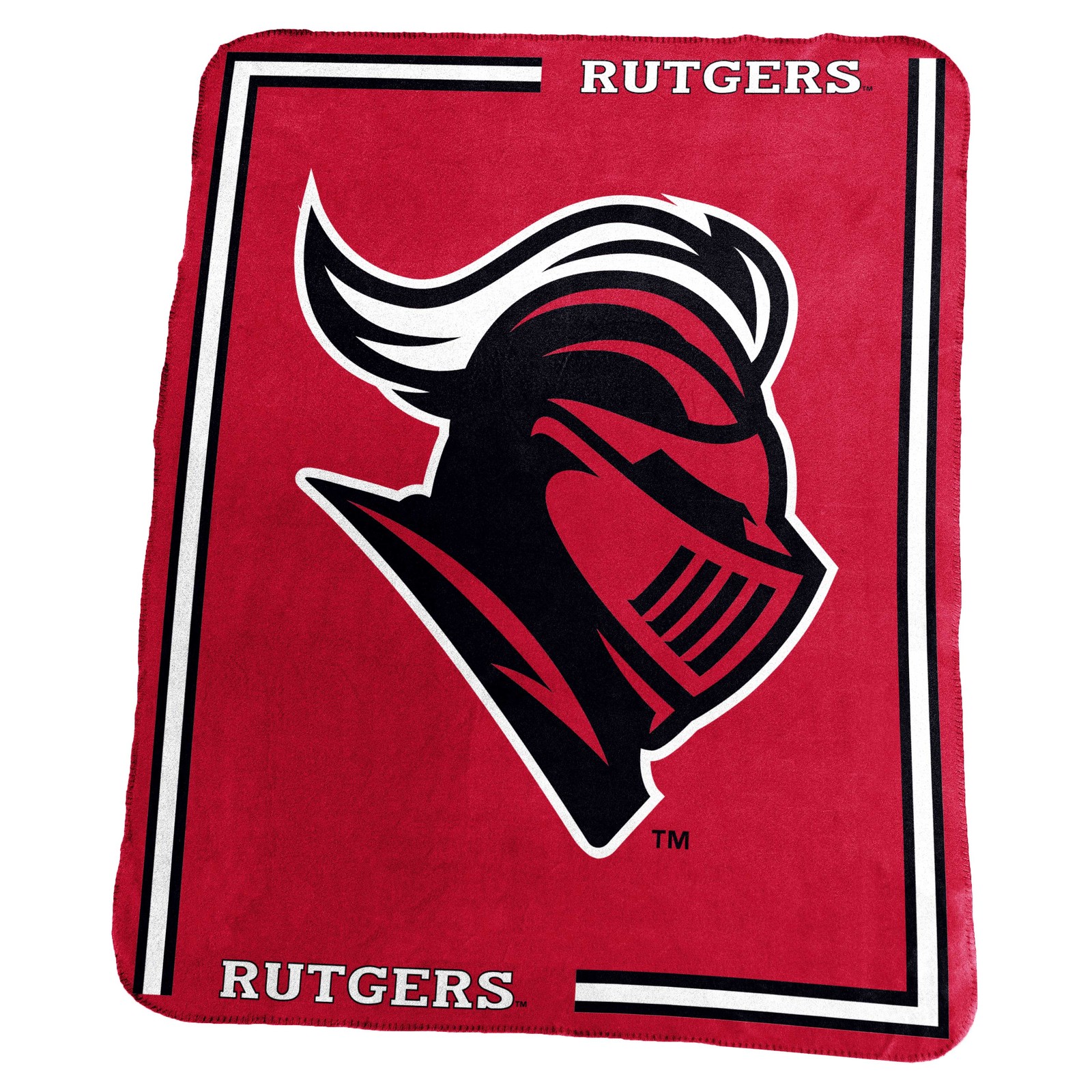 Rutgers Alternate Classic Team Logo Fleece 50×60 Throw Blanket