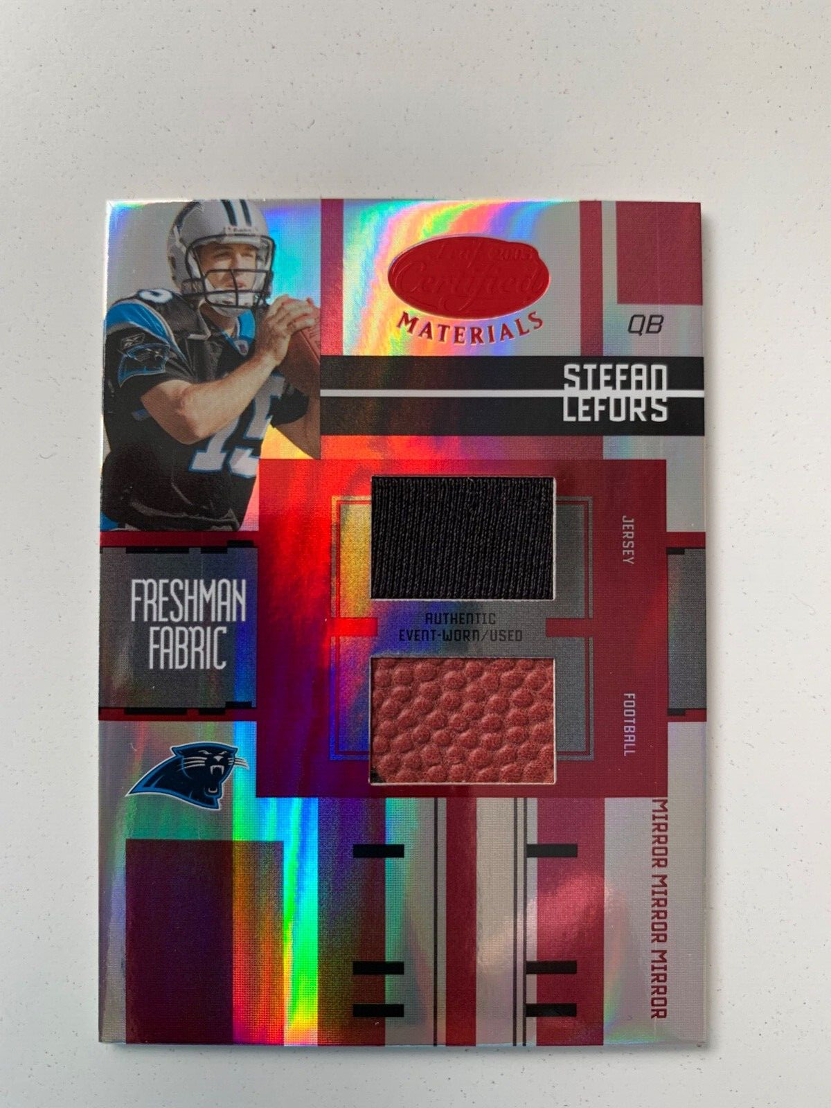 2005 Leaf Certified rc rainbow STEFAN LeFORS /5 /25 /50!! Carolina Panthers