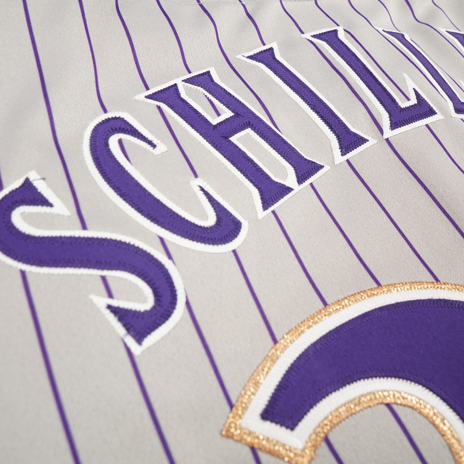 Curt Schilling 2001 Arizona Diamondbacks Grey Road World Series Men’s Jersey