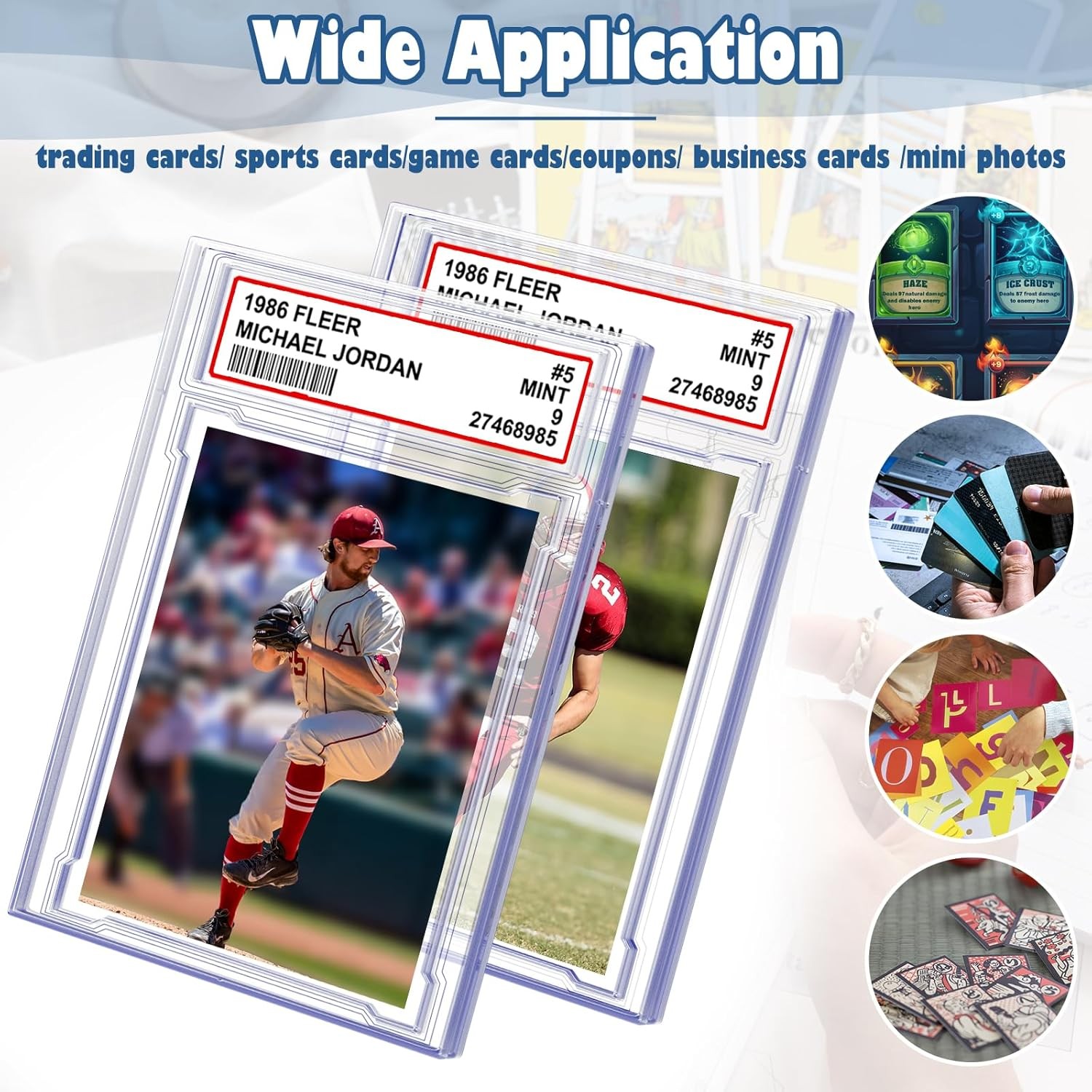 Empty Graded Card Slab 35pt For PSA Trading Sports Cards Baseball Game Card