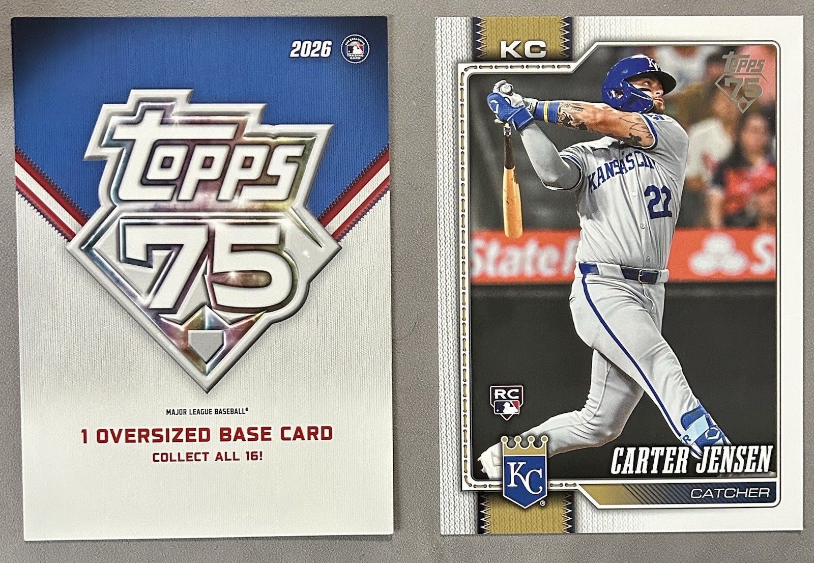 Carter Jensen – Rookie (RC) Oversized Image Variation – 2026 Topps Series 2 #530