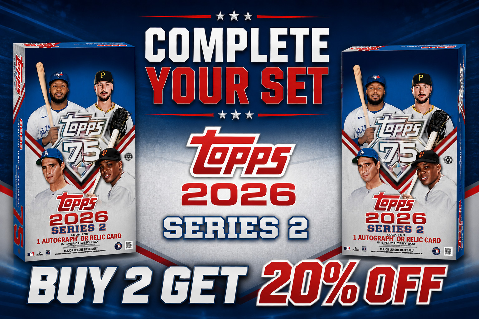 2026 Topps Series 2 – BASE (#351 – #700) – COMPLETE YOUR SET – YOU PICK CARD