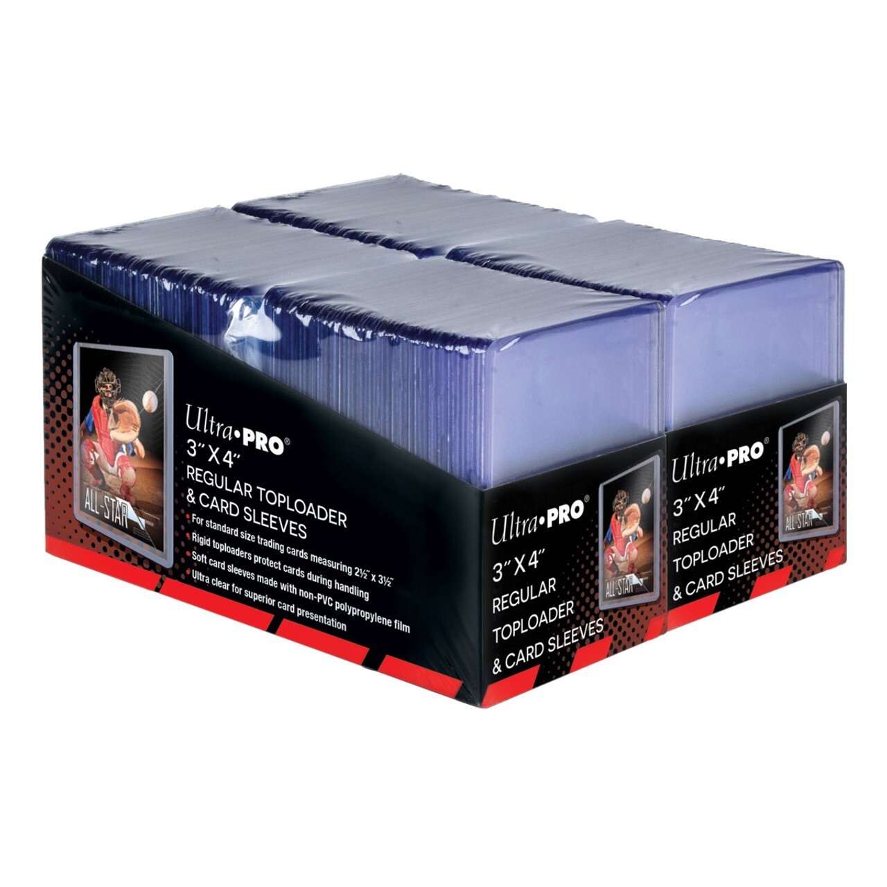 Ultra Pro Toploaders with Sleeves 200ct New