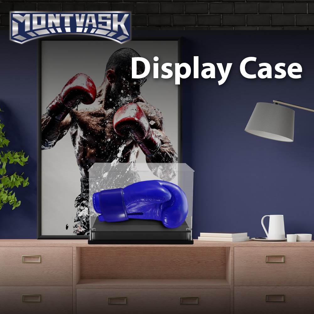 Box Glove Display Case Base Riser Stand Fit For Full Size Boxing Glove Holder