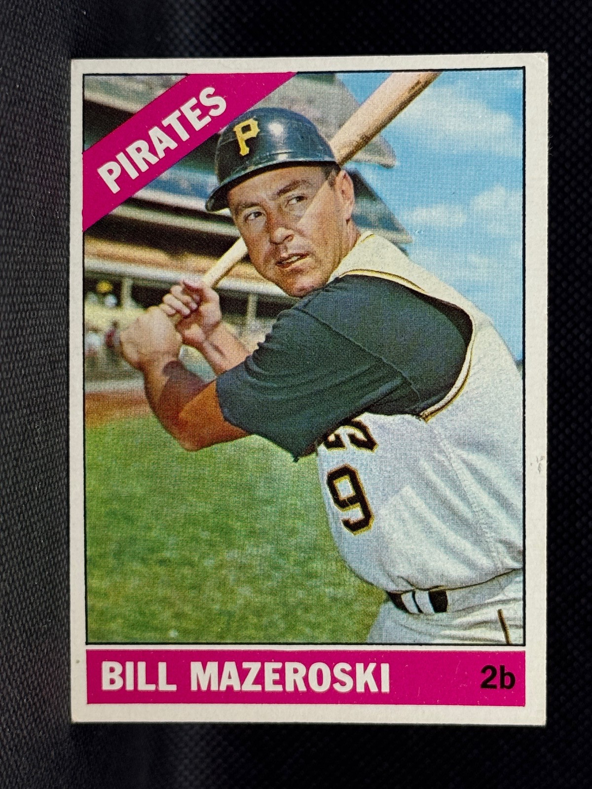 1966 Topps – Bill Mazeroski #210 Pittsburgh Pirates – VGEX (read)