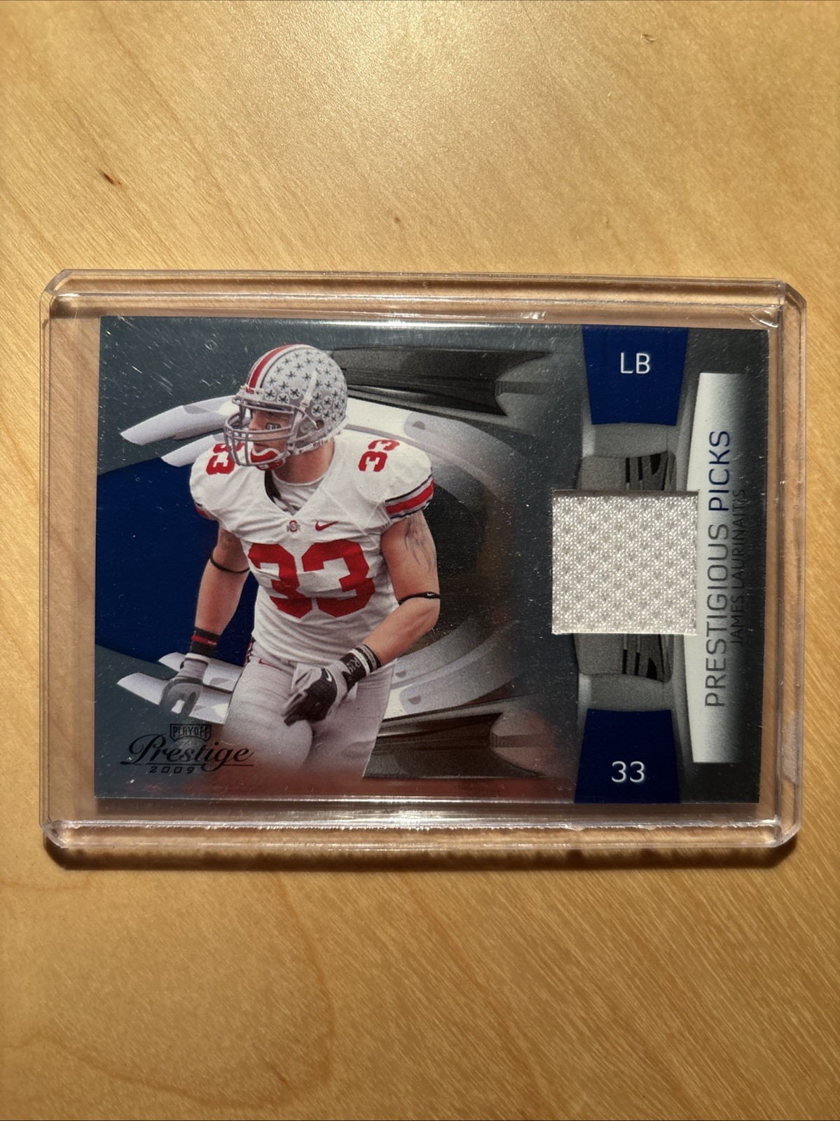 2009 Playoff Prestige – Prestigious Picks James Laurinaitis #23 Blue…