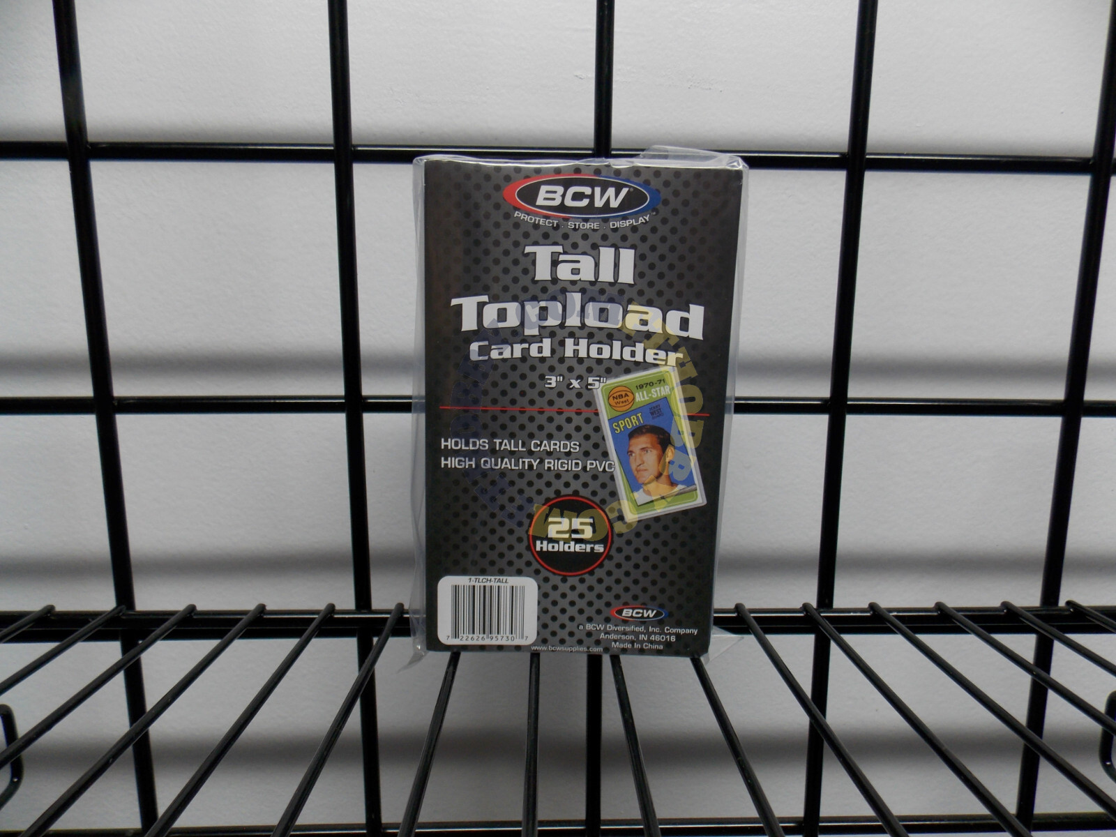 25 1 Pack BCW 3X5 Tall Card Toploaders Hard Sleeves 1-TLCH-TALL