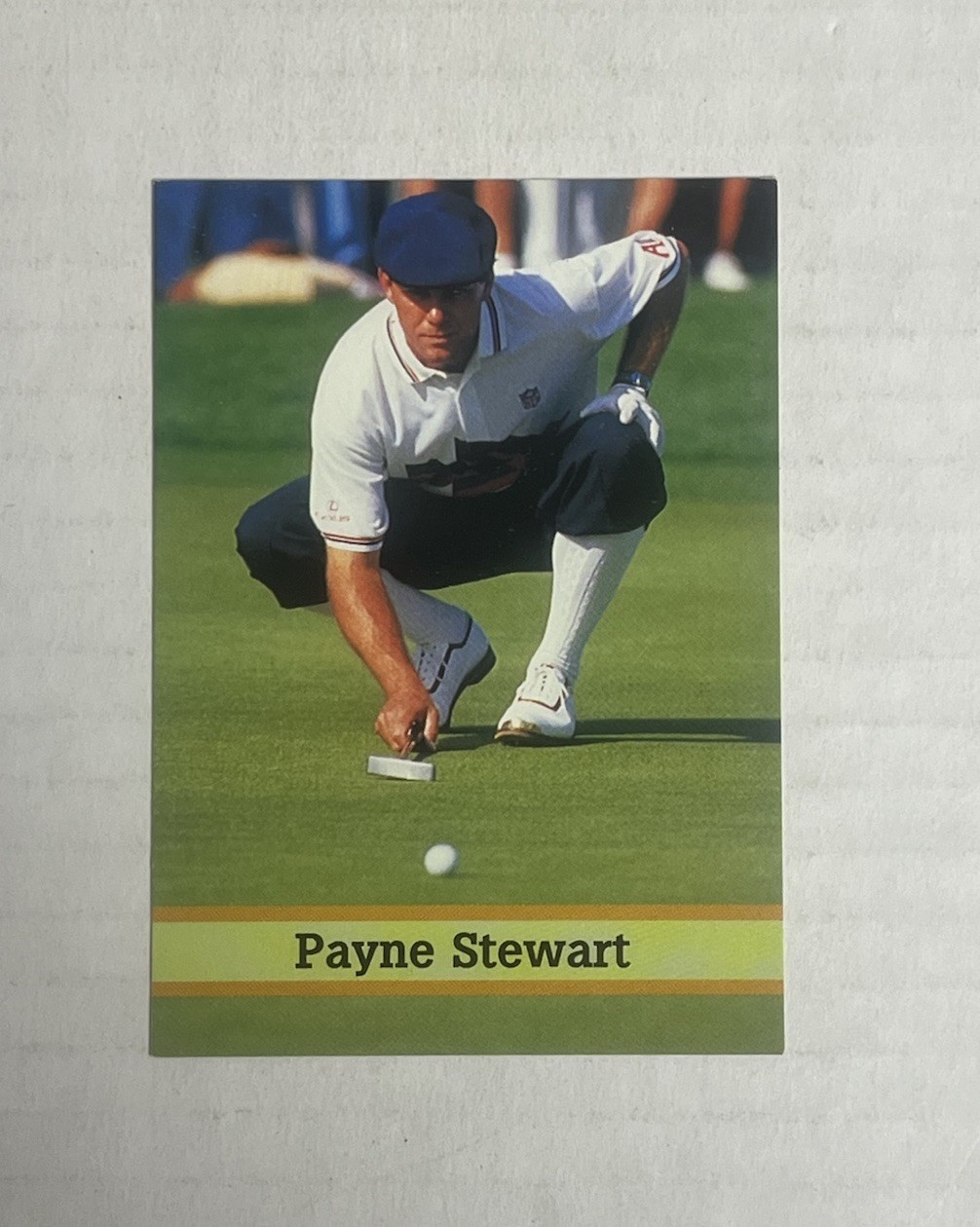 Payne Stewart 1993 RARE United Kingdom FAX PAX Golf Card #3 (U.S.A)