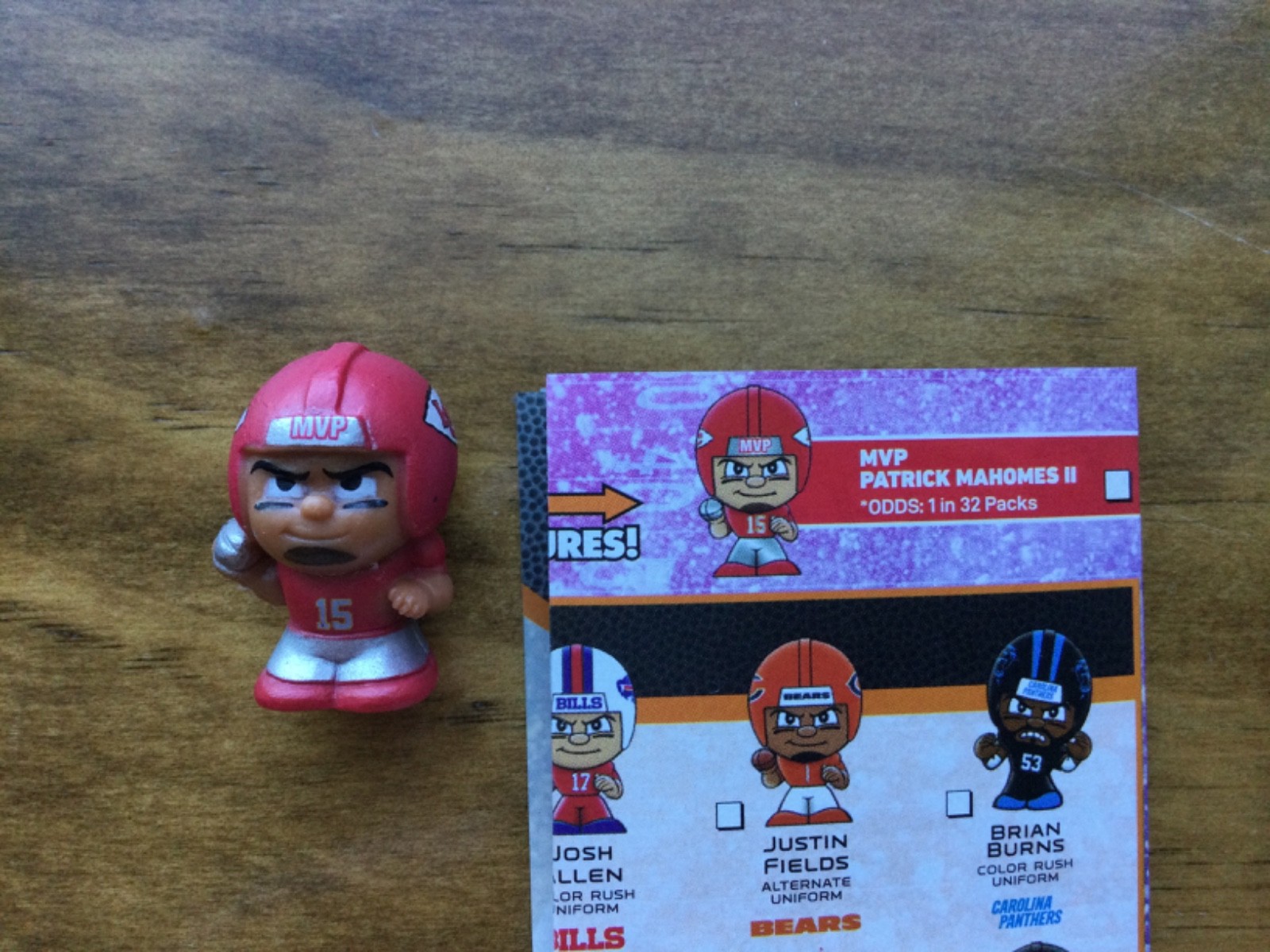 2024 NFL Teenymates Series 12 PATRICK MAHOMES MVP 1-32 odds RARE Go KC CHIEFS!