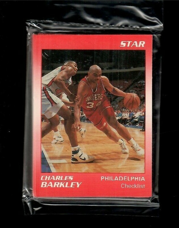 Charles Barkley 1990 Star Company Philadelphia 76ers 11-card Basketball Set