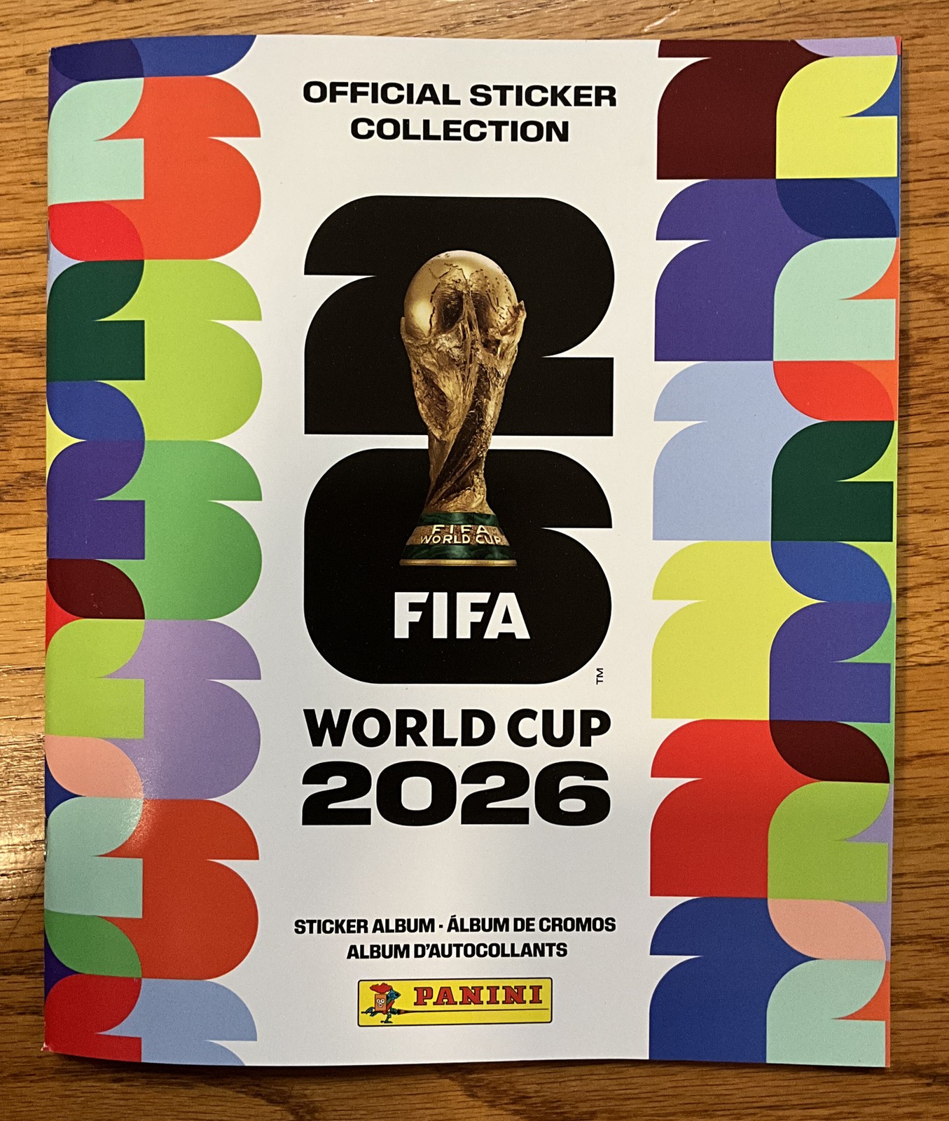 Panini FIFA World Cup 2026 Official Sticker Collection Empty Album No Stickers
