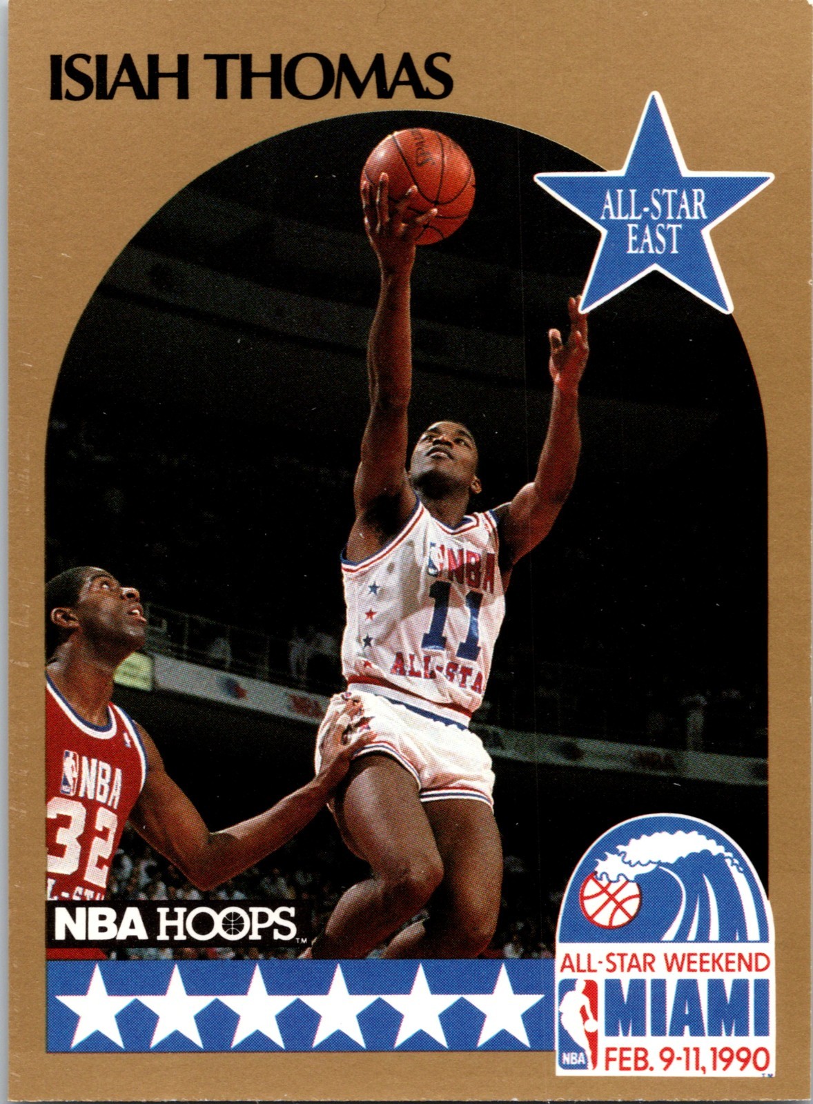 1990-91 NBA Properties Isiah Thomas #11