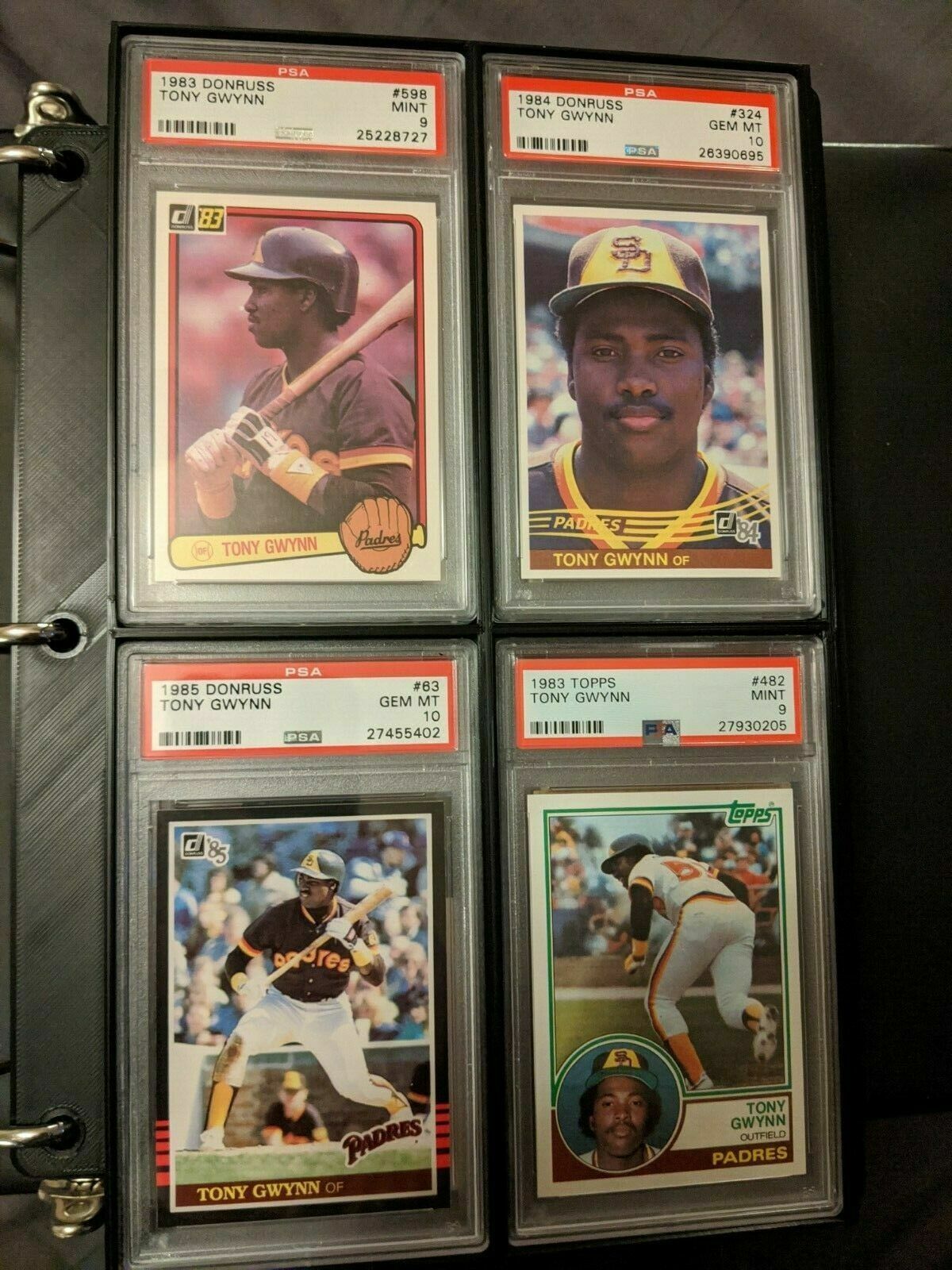 Pro Slab 3-Ring Binder Page Graded PSA Card Holders Protector like Ultra Pro