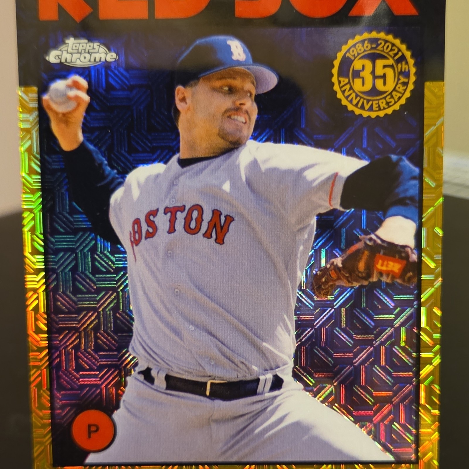 Topps 2021 Silver Pack 1986 Chrome Roger Clemens Red Sox Gold /50 #86BC-40