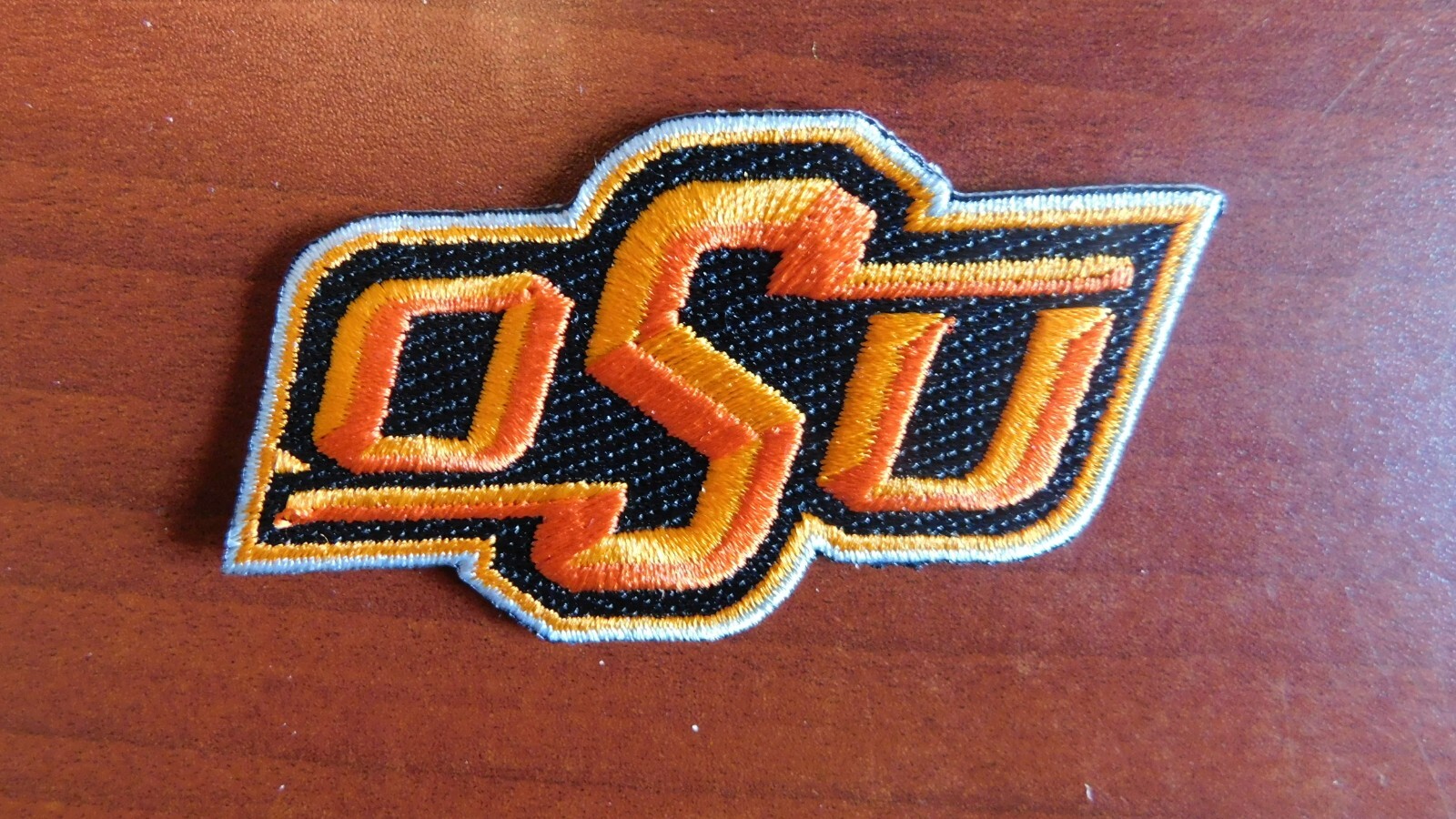 Oklahoma State Cowboys 3”X2” Iron On Embroidered Patch FREE Shipping!!