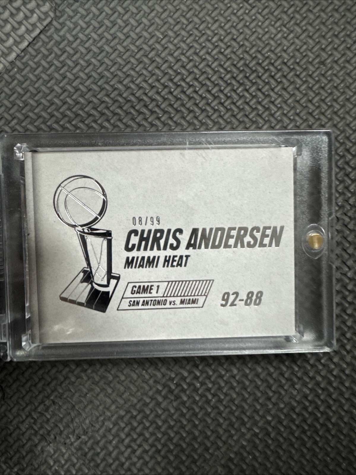 2014-15 Preferred Chris Andersen The 2014 NBA Finals Prime Patch Booklet