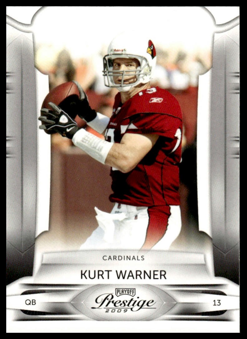 2009 Playoff Prestige Kurt Warner #1 🔥 Arizona Cardinals