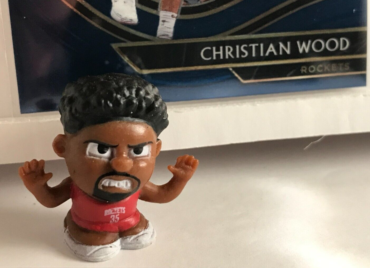 Christian Wood NBA Teenymates 1″ Figure & 2020-21 Select COURTSIDE #240. Rockets