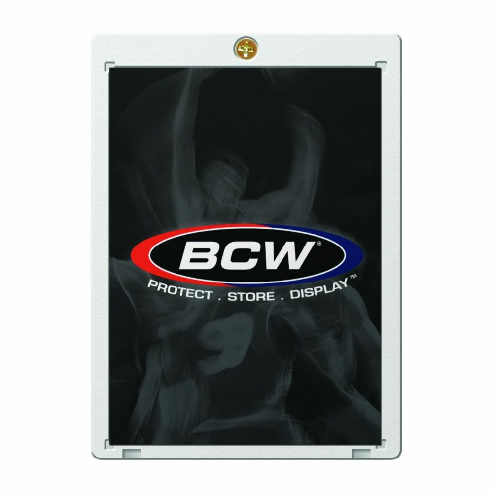 4 BCW 1-Screw Screwdown 120pt. Jersey & Memorabilia Sized Super Thk Card Holders