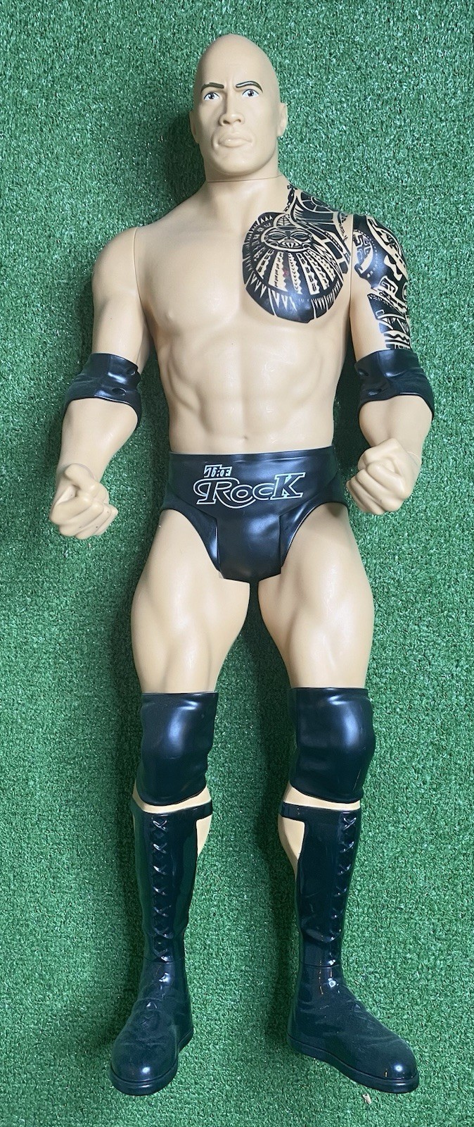 The Rock Figure 31” WWE Wicked Cool Toys 2014 Wrestling Dwayne Johnson Giant Big