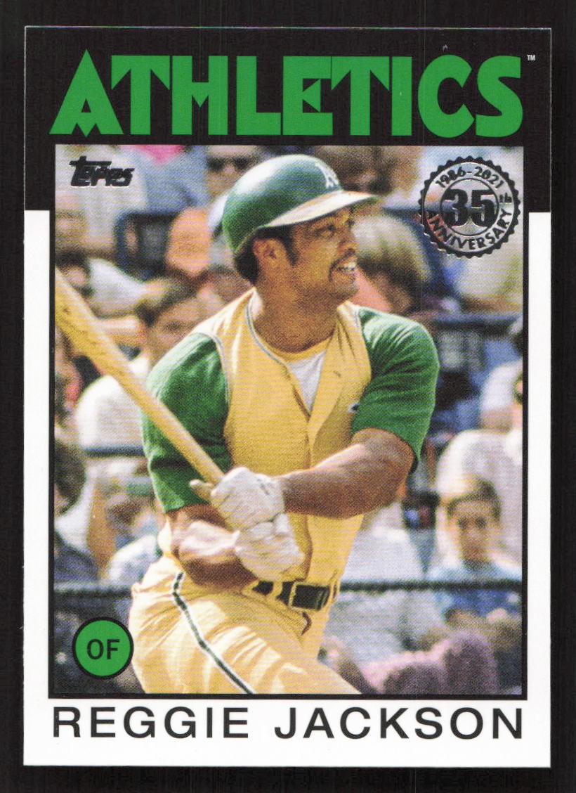 2021 Topps Update – 1986 Topps 35th Anniversary Reggie Jackson #86B-15 Card