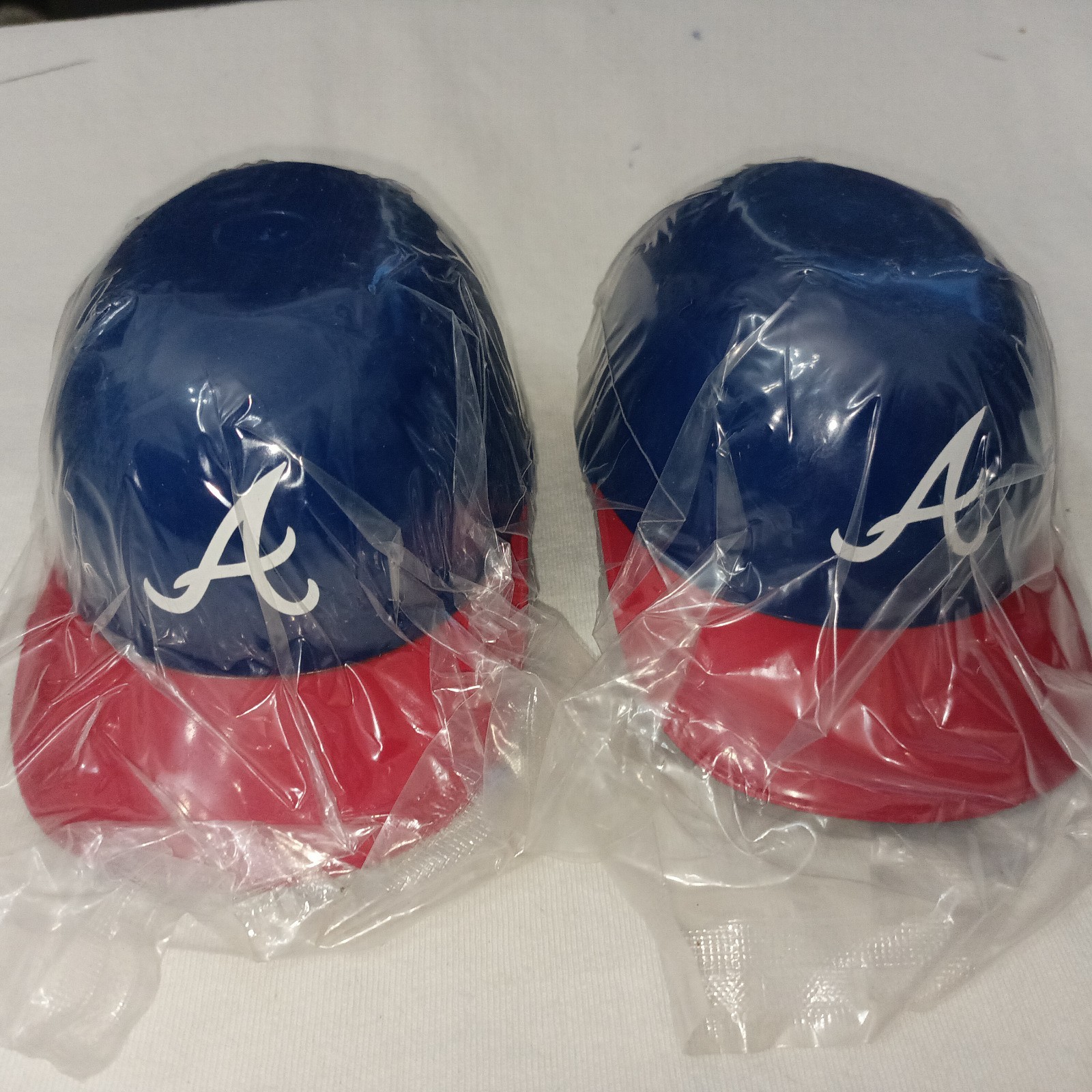 Atlanta Braves MLB 8oz Mini Batting Helmet Food Safe Lot Of 2 Sealed