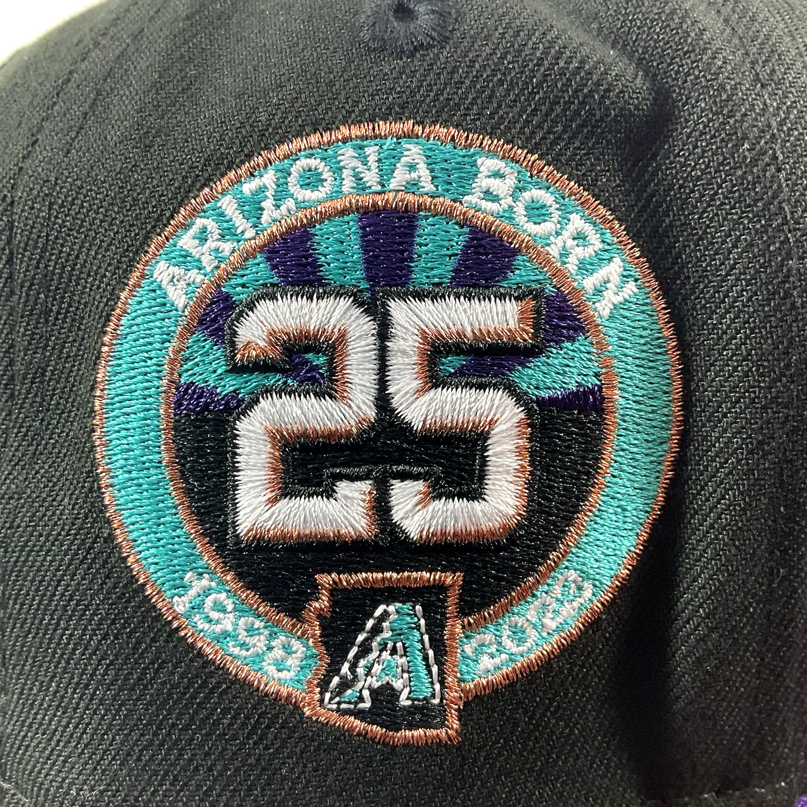 New Era AZ Diamondbacks Exclusive Black Purple 9FORTY A-Frame Snapback Hat Cap