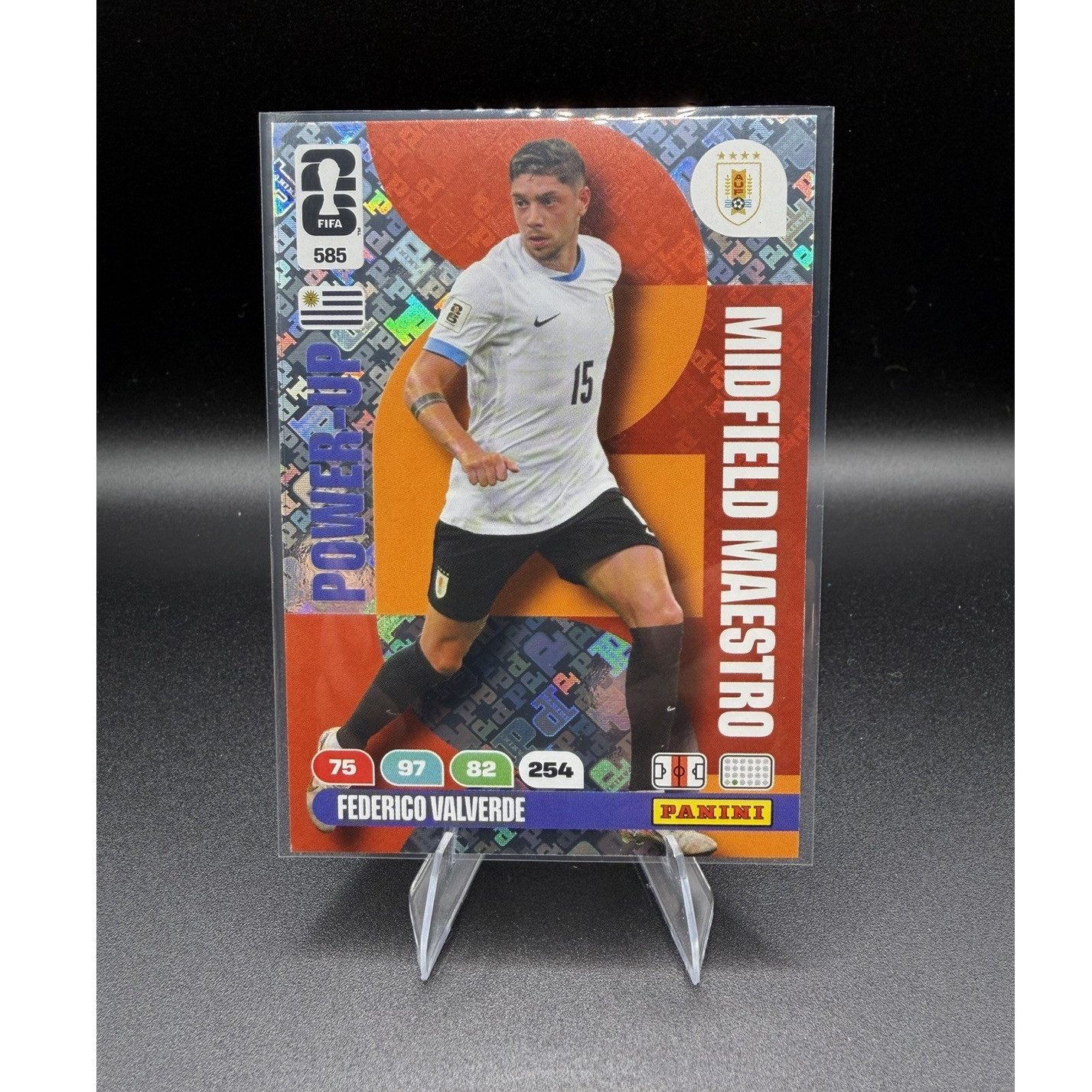 Panini Adrenalyn XL Federico Valverde Midfield Maestro Power-Up Uruguay #585