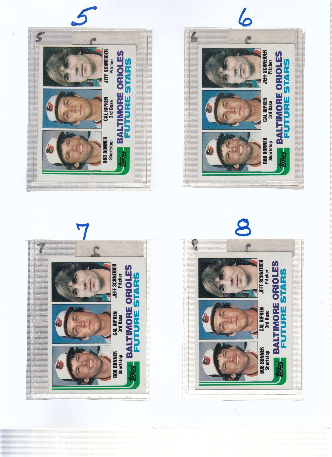 CAL RIPKEN ROOKIIE MINT 1982 TOPPS #21 your choice