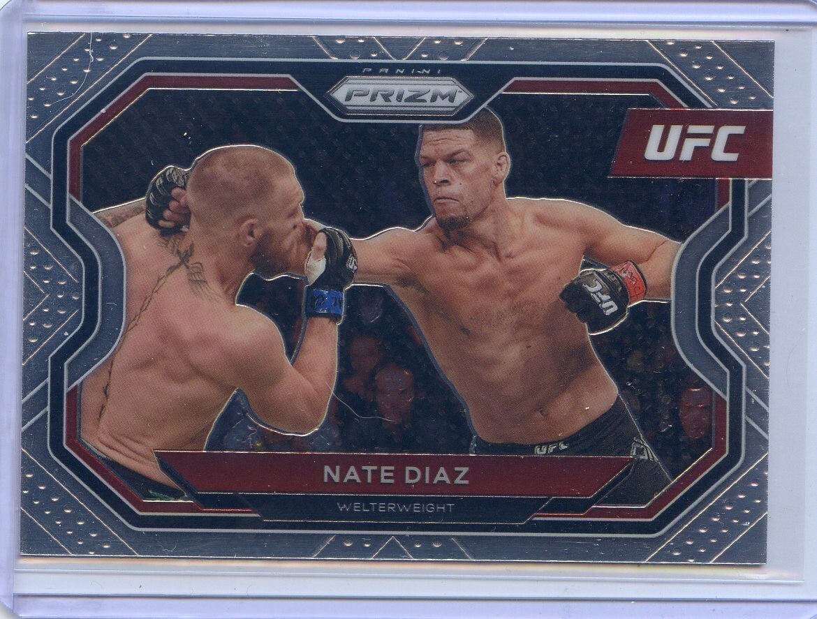 2021 Panini Prizm Debut UFC MMA Base NO. 115 Nate Diaz – Welterweight