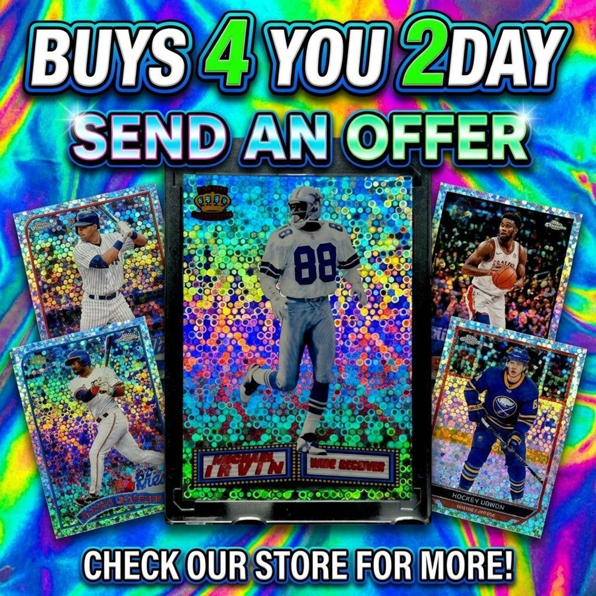 A.J. BROWN AJ RARE MOSAIC REFRACTOR PRIZM INVESTMENT CARD PANINI EAGLES MINT