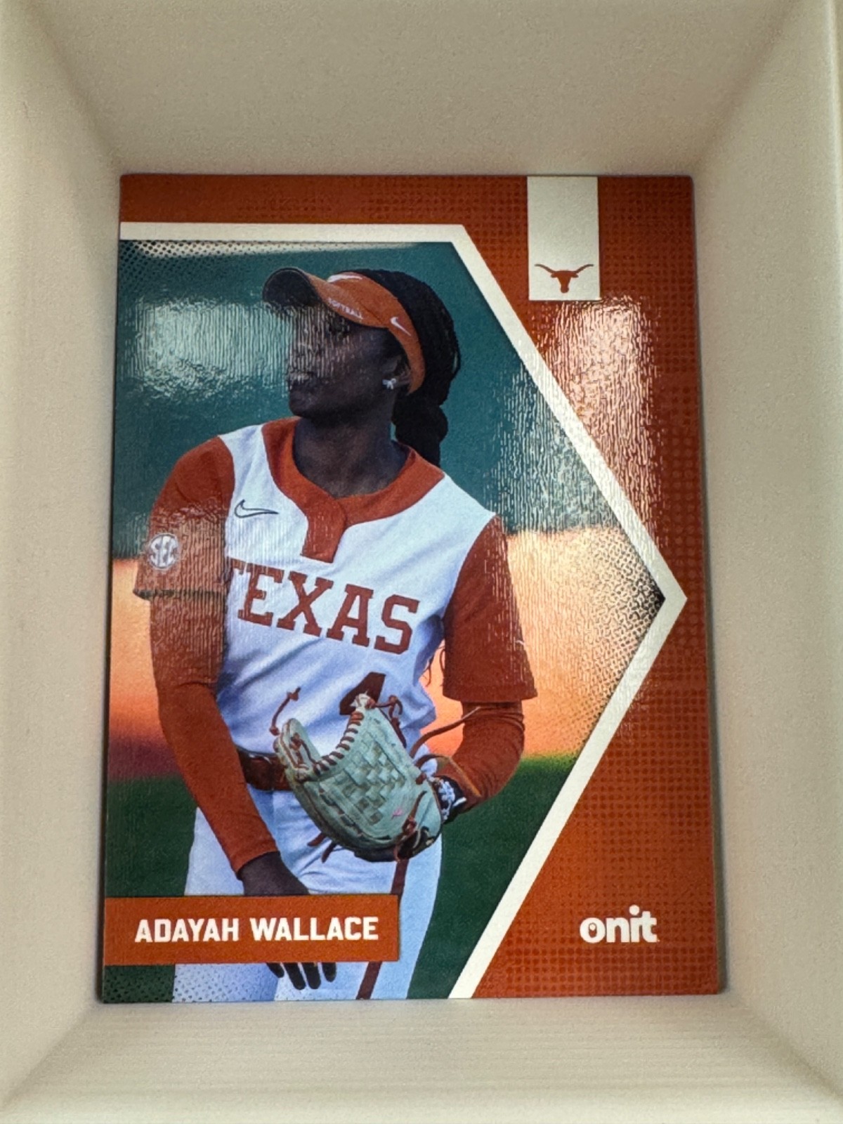 2026 Texas Longhorns Softball Onit Trading Card Base, Photo Variation & Insert