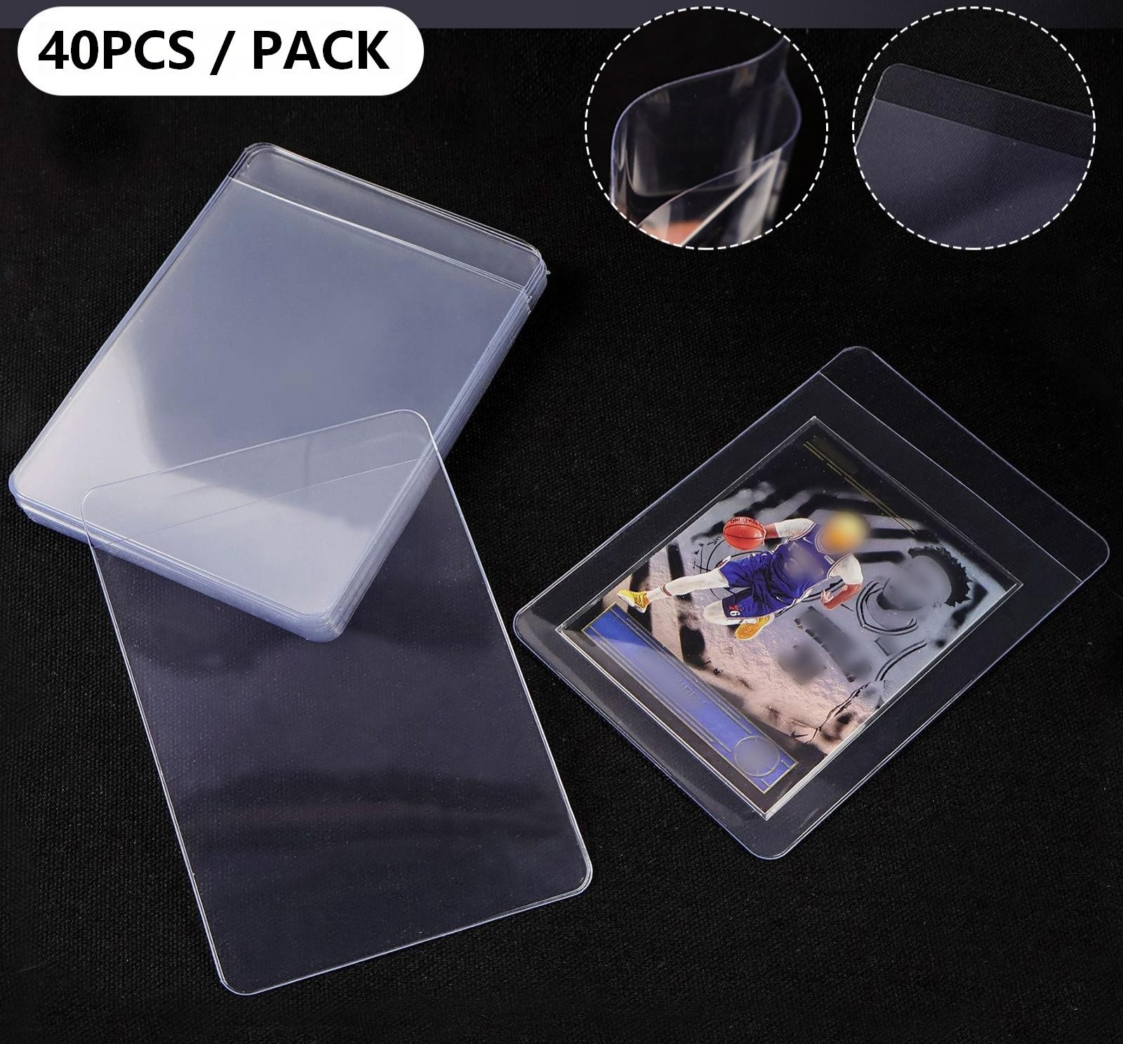 40x Semi Rigid Card Holders for PSA BGS SGC, Slab Submission Protectors Sleeves