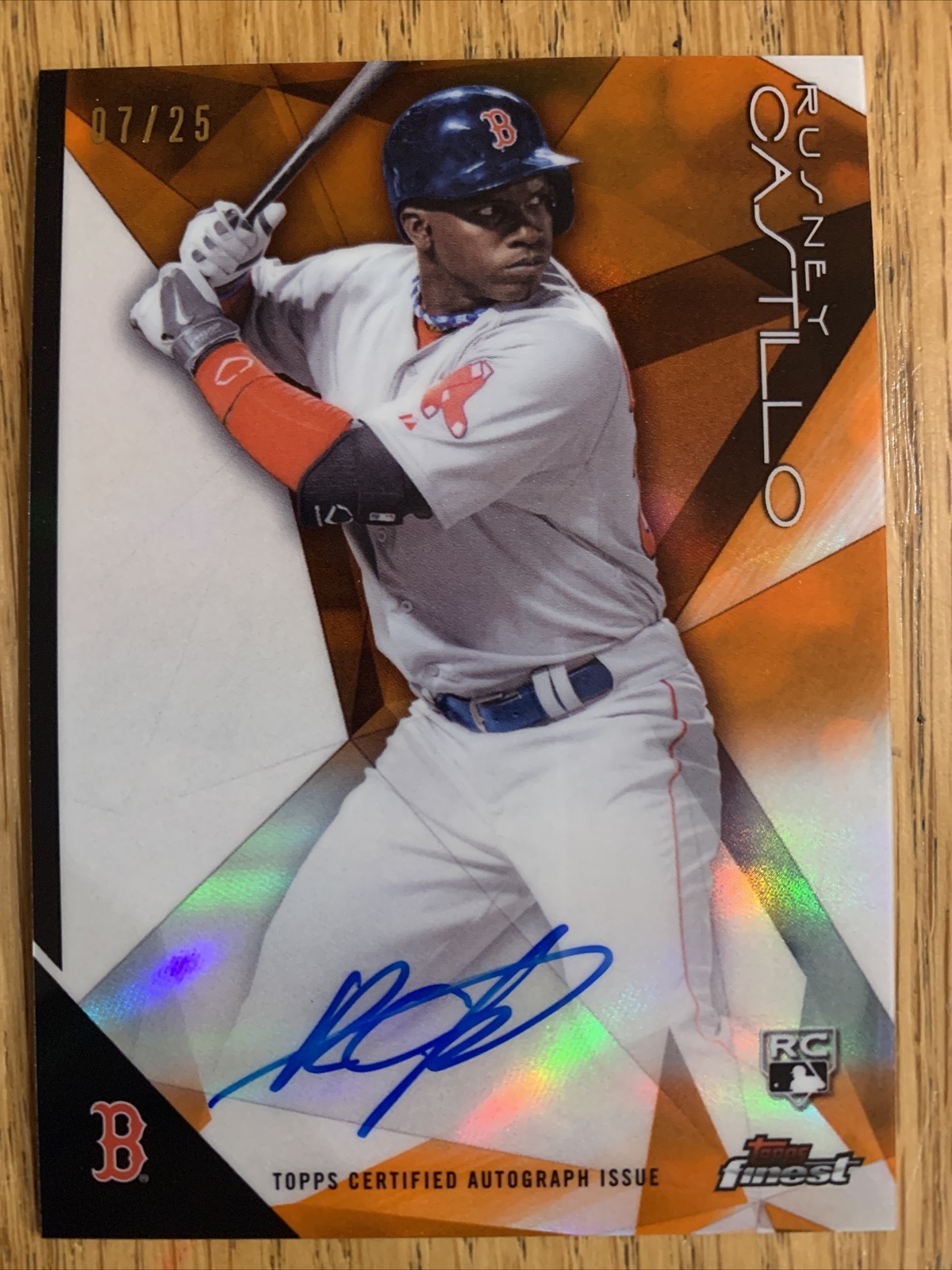 Rusney CASTILLO 2015 Finest Refractor RC AUTO #FA-RCA Lot(6) /5 /25 /50 /99 /150