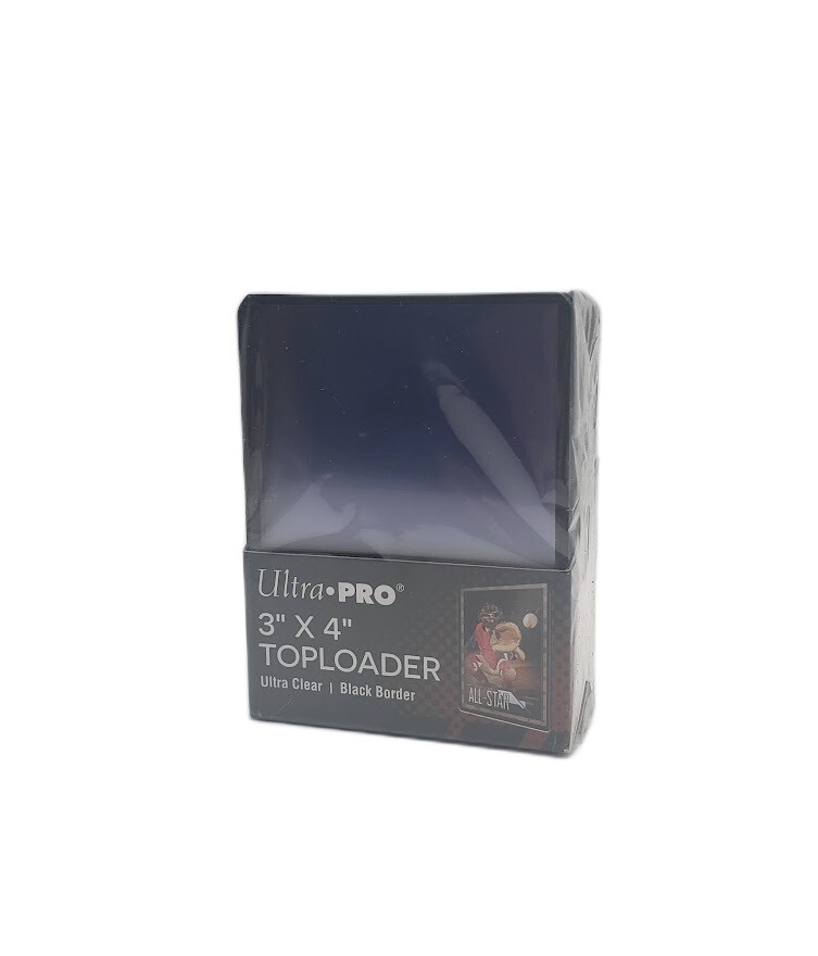 (25-Pack) Ultra Pro Black Border Topload Card Holder Toploaders Art Cards