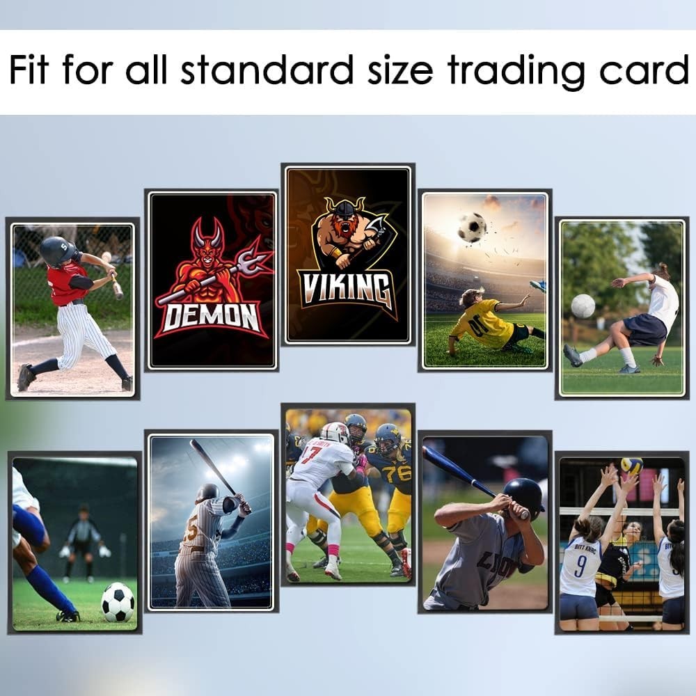 Ultimate 1000 Pcs Matte Card Sleeves for Sports Cards & Trading Card Collectors