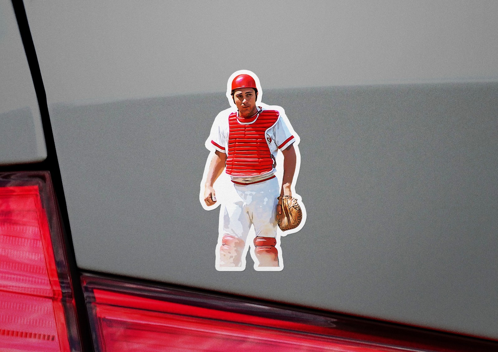 Johnny Bench Cincinnati Reds Sticker Decal–Glossy Waterproof Vinyl Self