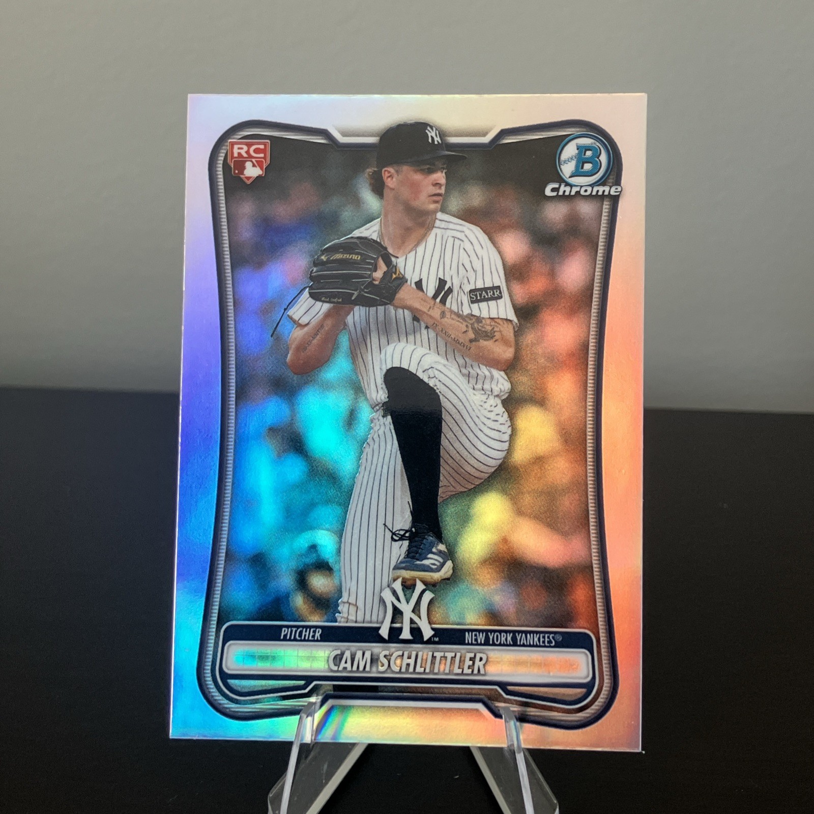 Cam Schlittler 2026 Bowman – Red Rookie Chrome Refractor RC #53 – Yankees