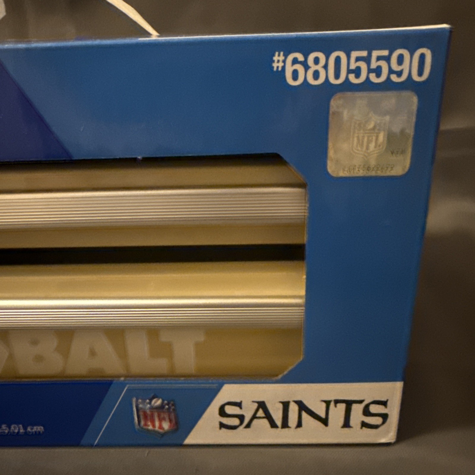 KOBALT NFL New Orleans Saints MINI TOOL BOX. 2 Drawer Hard To Find – Fathers Day