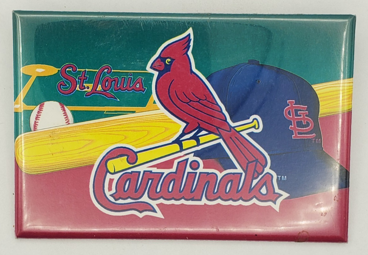 St Louis Cardinals Baseball Rectangular Pinback Button