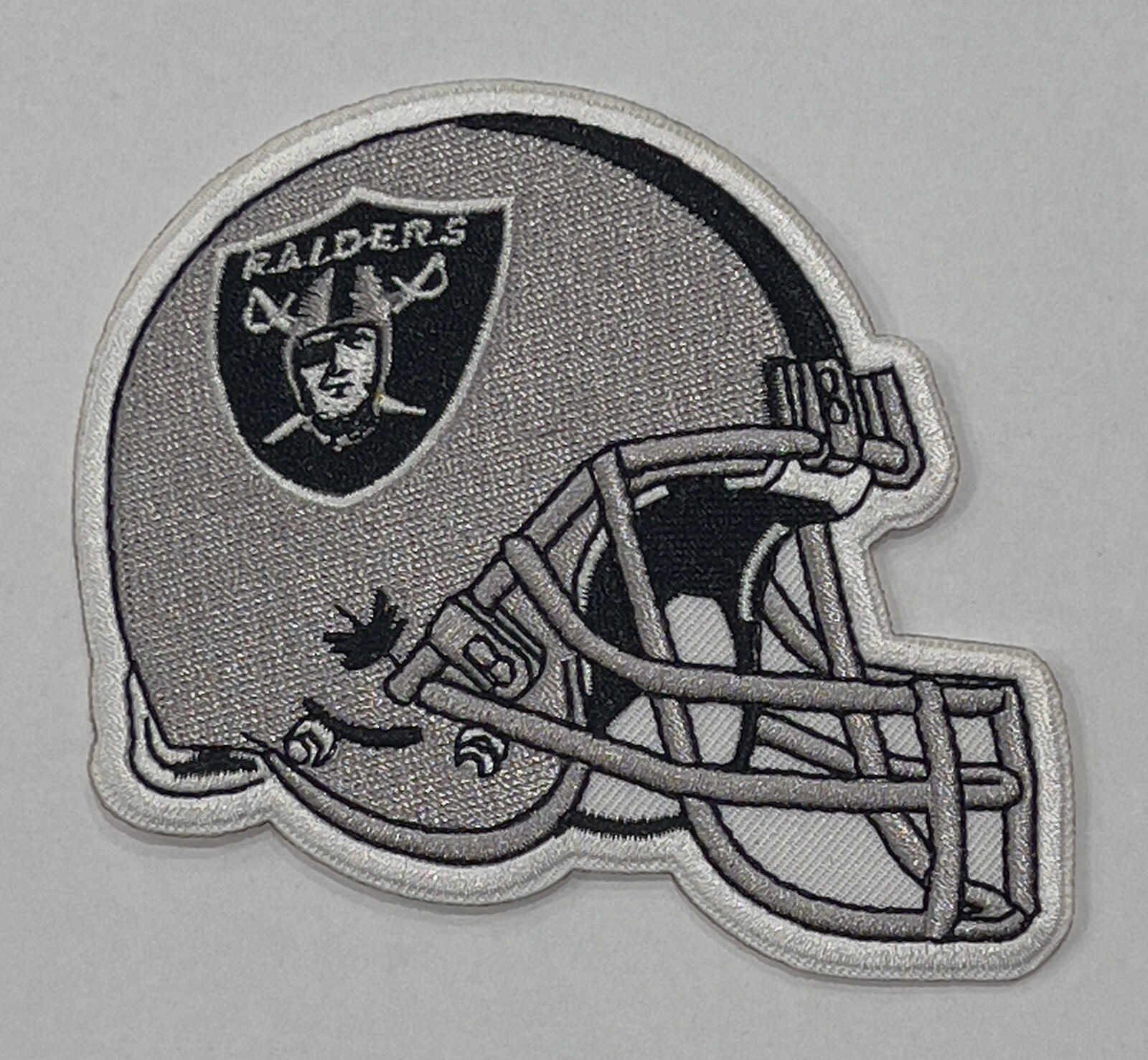 LA Las Vegas OAKLAND RAIDERS Raider Nation Iron-on PATCH 2024 4 In.