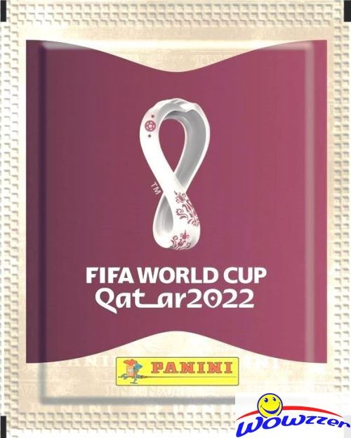 (50) 2022 Panini World Cup Qatar Factory Sealed Packs-250 Stickers! IMPORTED!