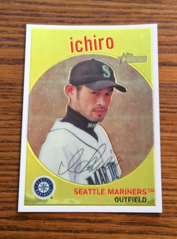 Ichiro 2008 Topps Heritage Chrome #C30 Mariners (371/1959)