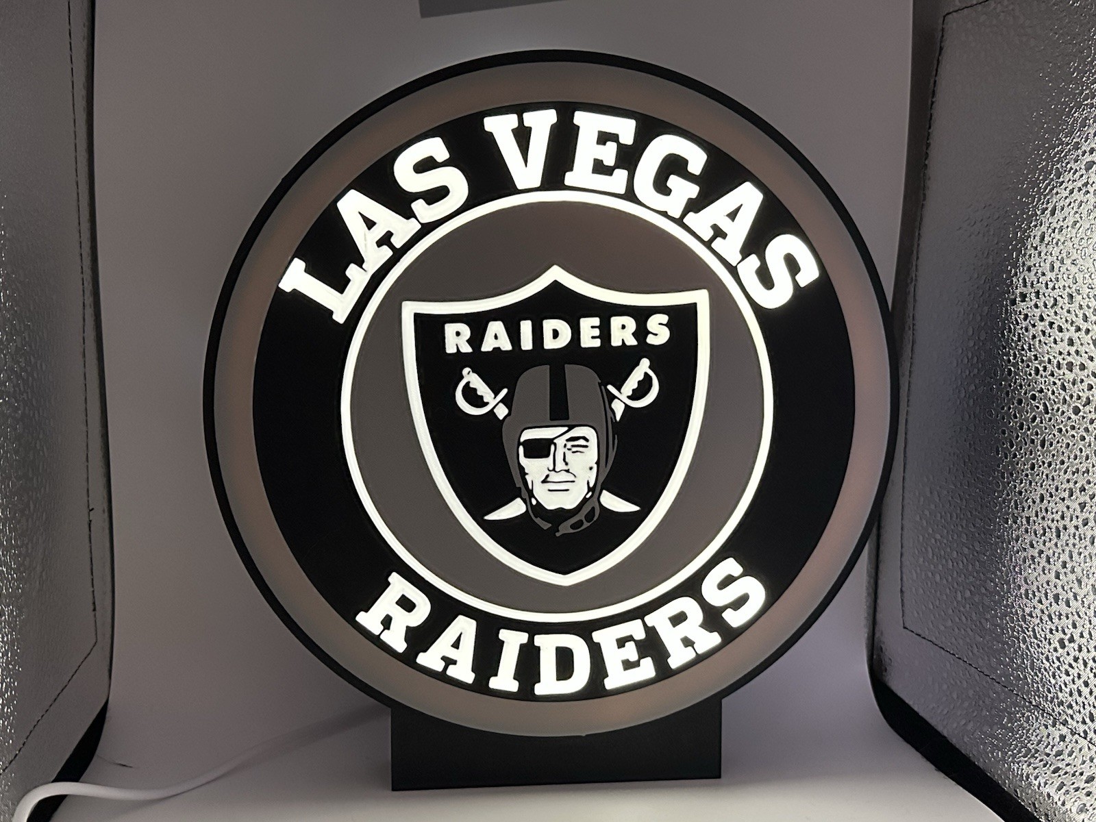 Las Vegas Raiders LED Lightbox – Raiders Display