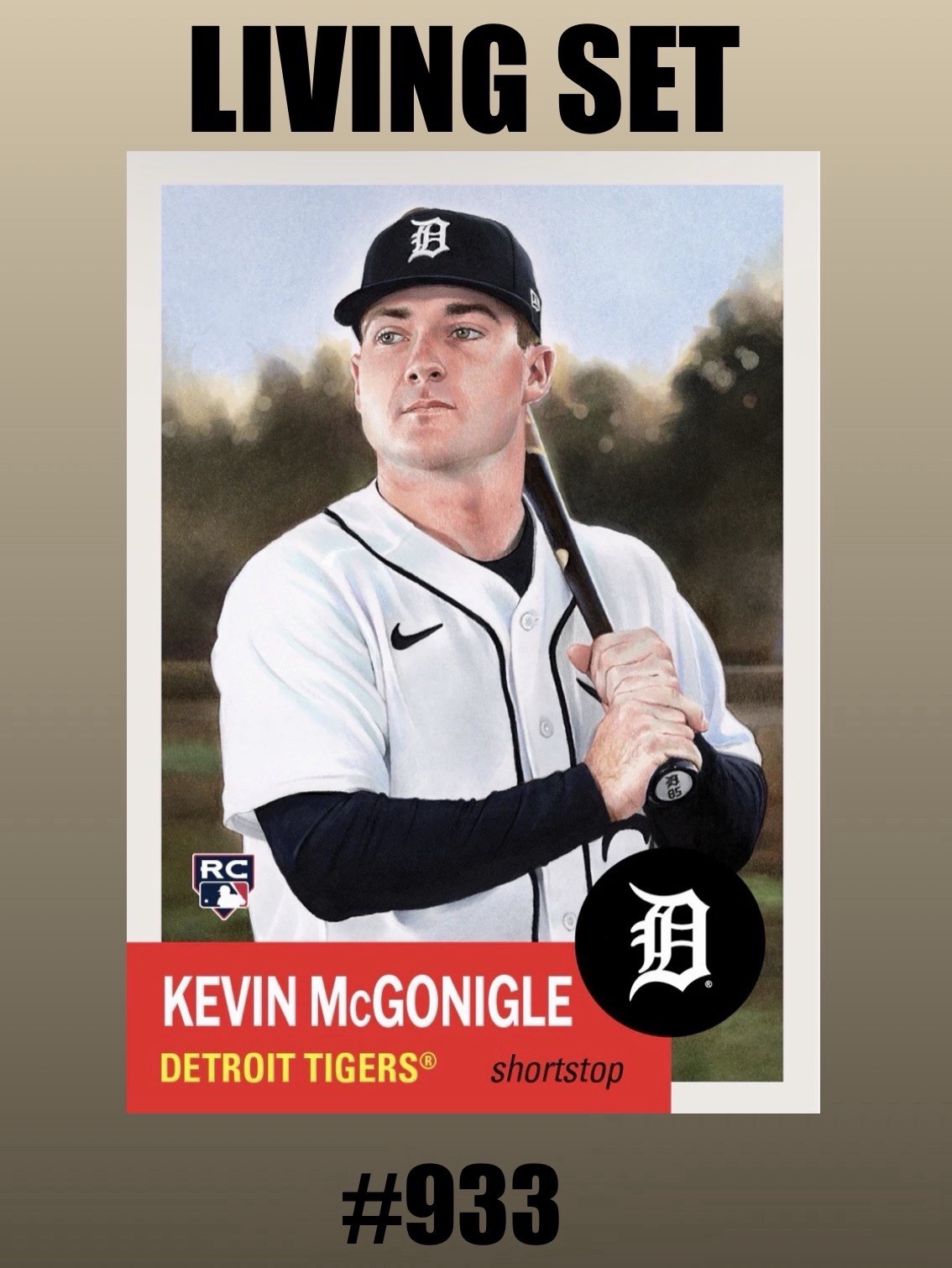 💥KEVIN McGONIGLE RC💥Topps Living Set #933 PRESALE – Detroit Tigers