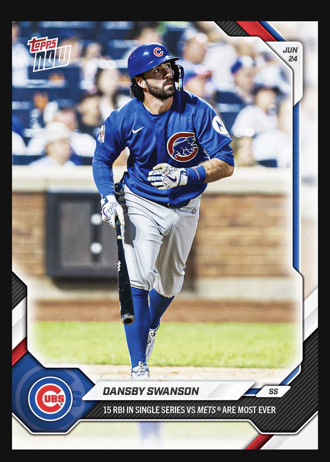 Dansby Swanson – 2026 MLB Topps NOW® – Card 375 – Presale!!